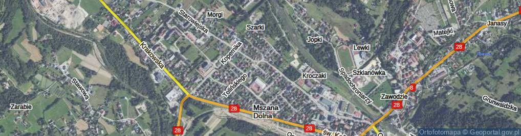 Zdjęcie satelitarne Żeromskiego Stefana ul.